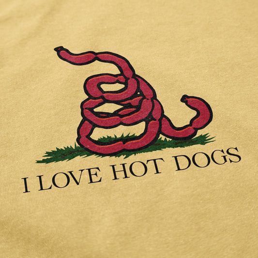 Hot Dog Flag T Shirt