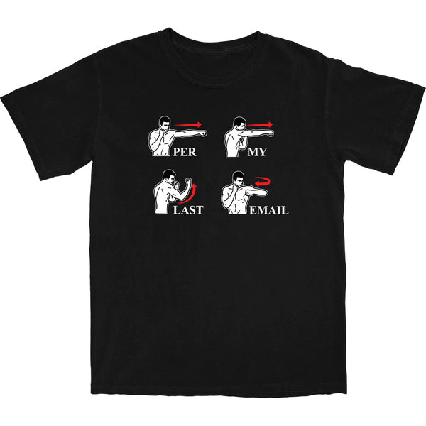 Per My Last Email T Shirt - Shitheadsteve