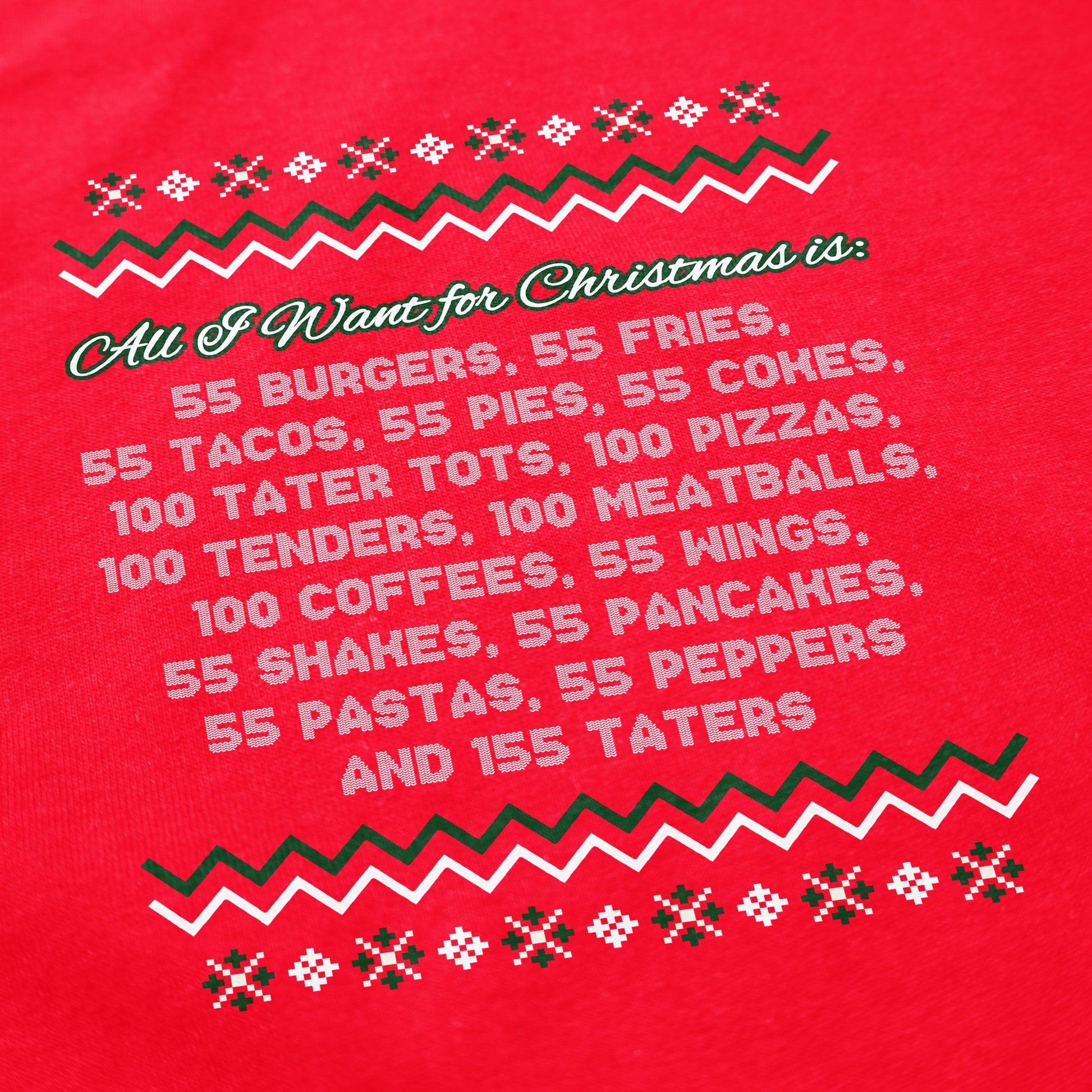 55 Burgers Tacky Sweater - Shitheadsteve