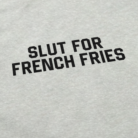 Slut For French Fries Crewneck Sweatshirt