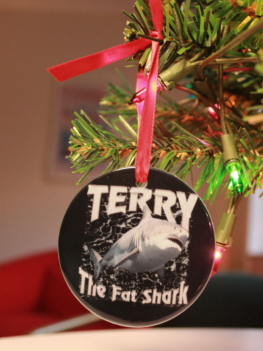 Terry The Fat Shark Ornament