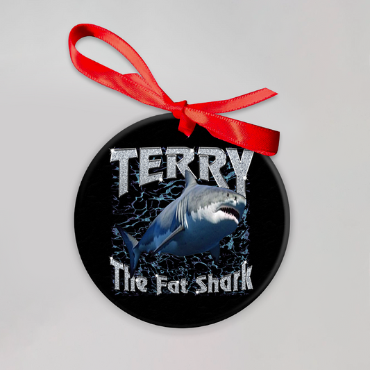 Terry The Fat Shark Ornament