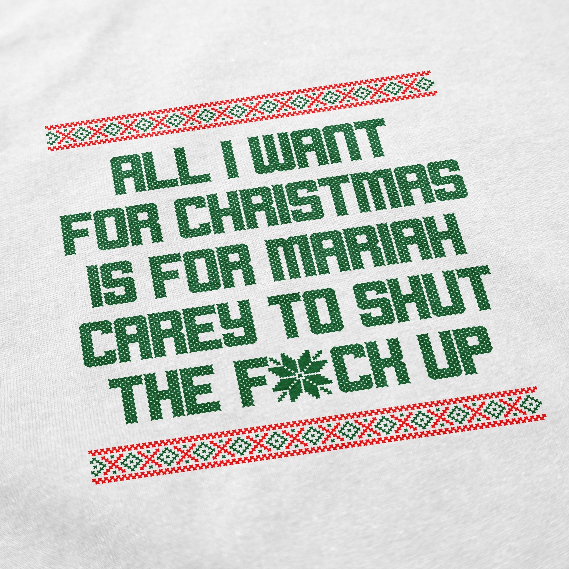 All I Want For Christmas Crewneck Sweatshirt - Shitheadsteve