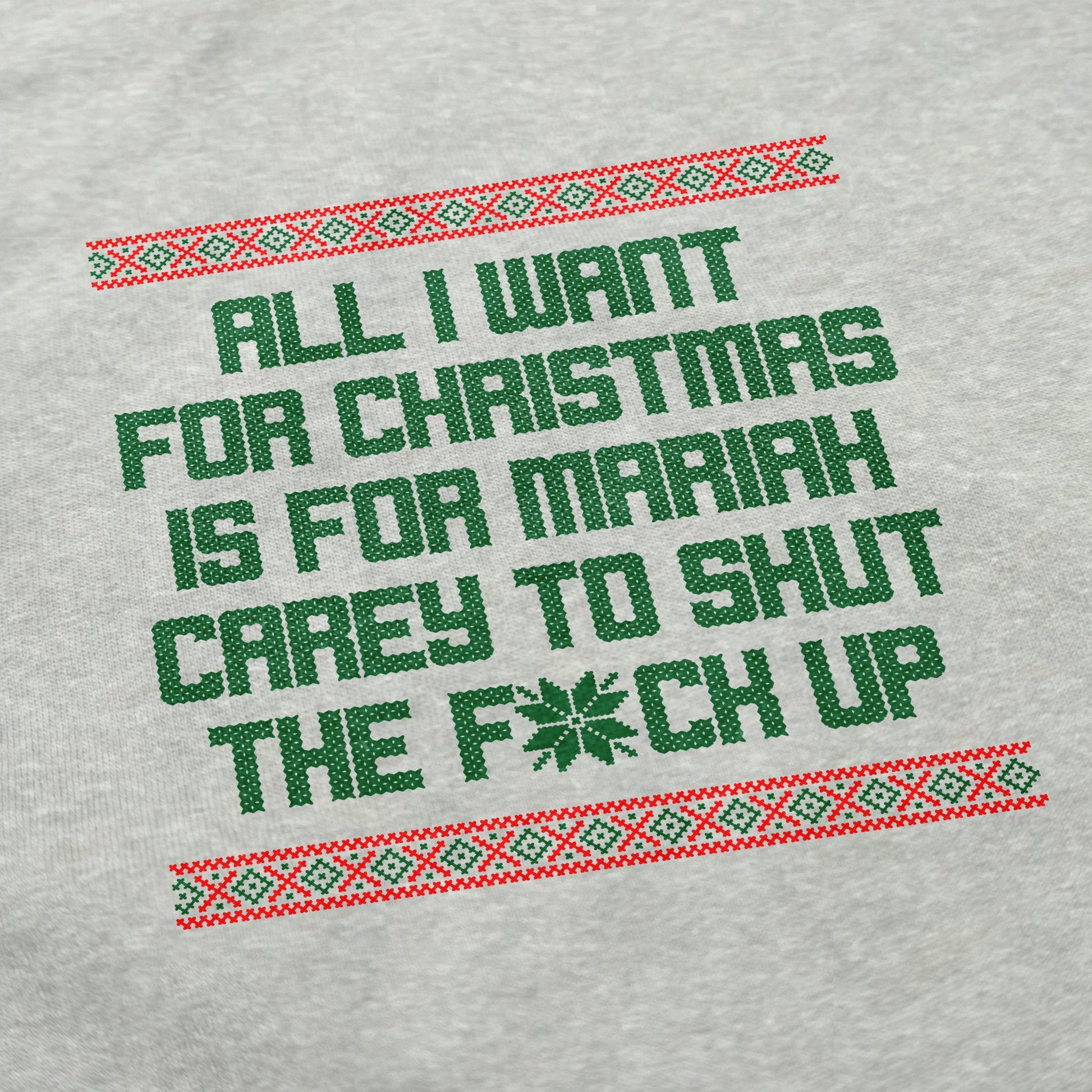 All I Want For Christmas Crewneck Sweatshirt - Shitheadsteve