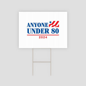 Anyone Under 80 Yard Sign - Shitheadsteve