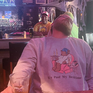 Bedtime Bear Crewneck Sweatshirt - Shitheadsteve