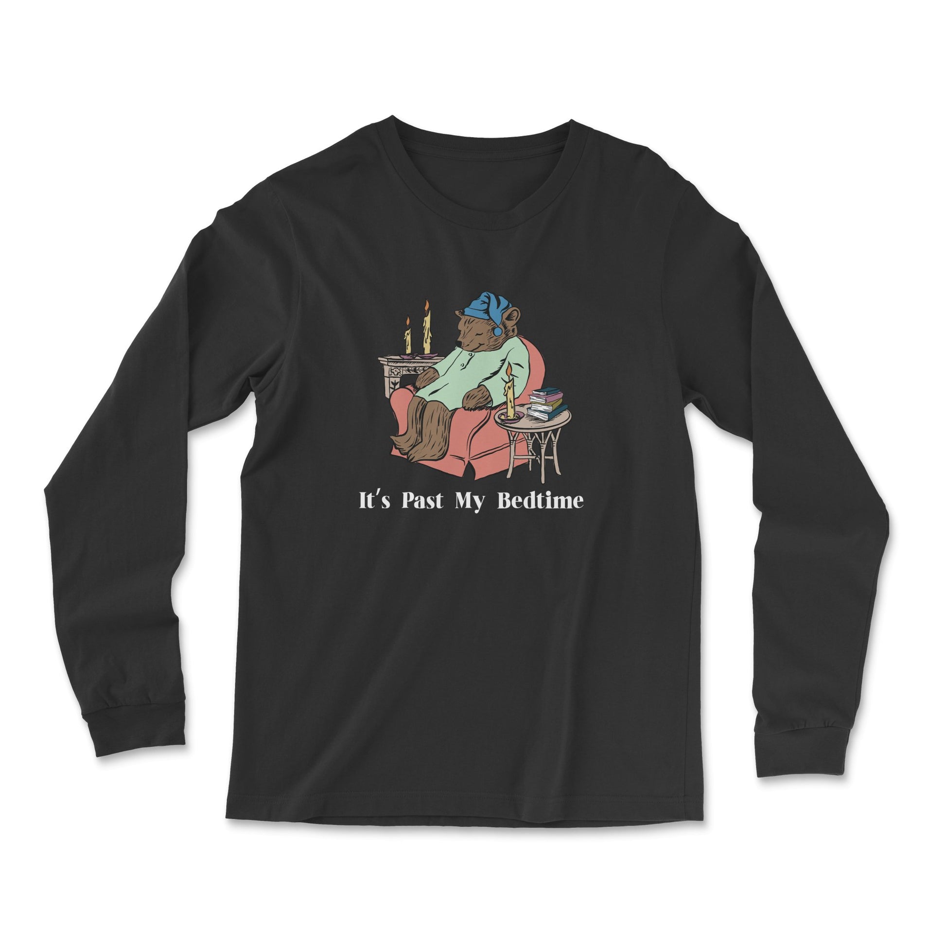 Bedtime Bear Long Sleeve T Shirt - Shitheadsteve