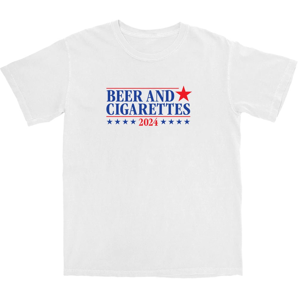 Beer & Cigarettes '24 T Shirt - Shitheadsteve