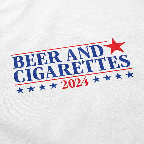 Beer & Cigarettes '24 T Shirt - Shitheadsteve