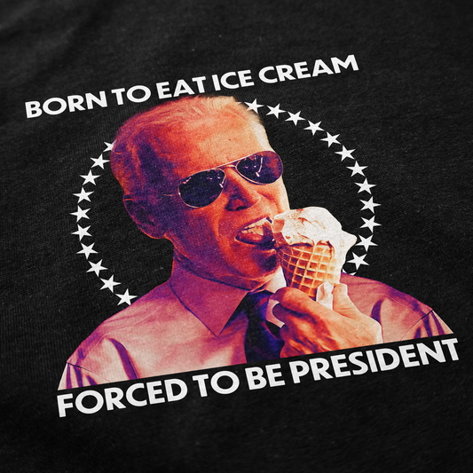 Born to Eat Ice Cream T Shirt