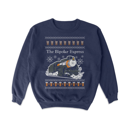 Bipolar Express Tacky Sweater - Shitheadsteve