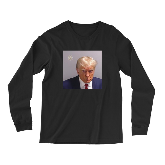 Trump Mug Shot Long Sleeve T Shirt