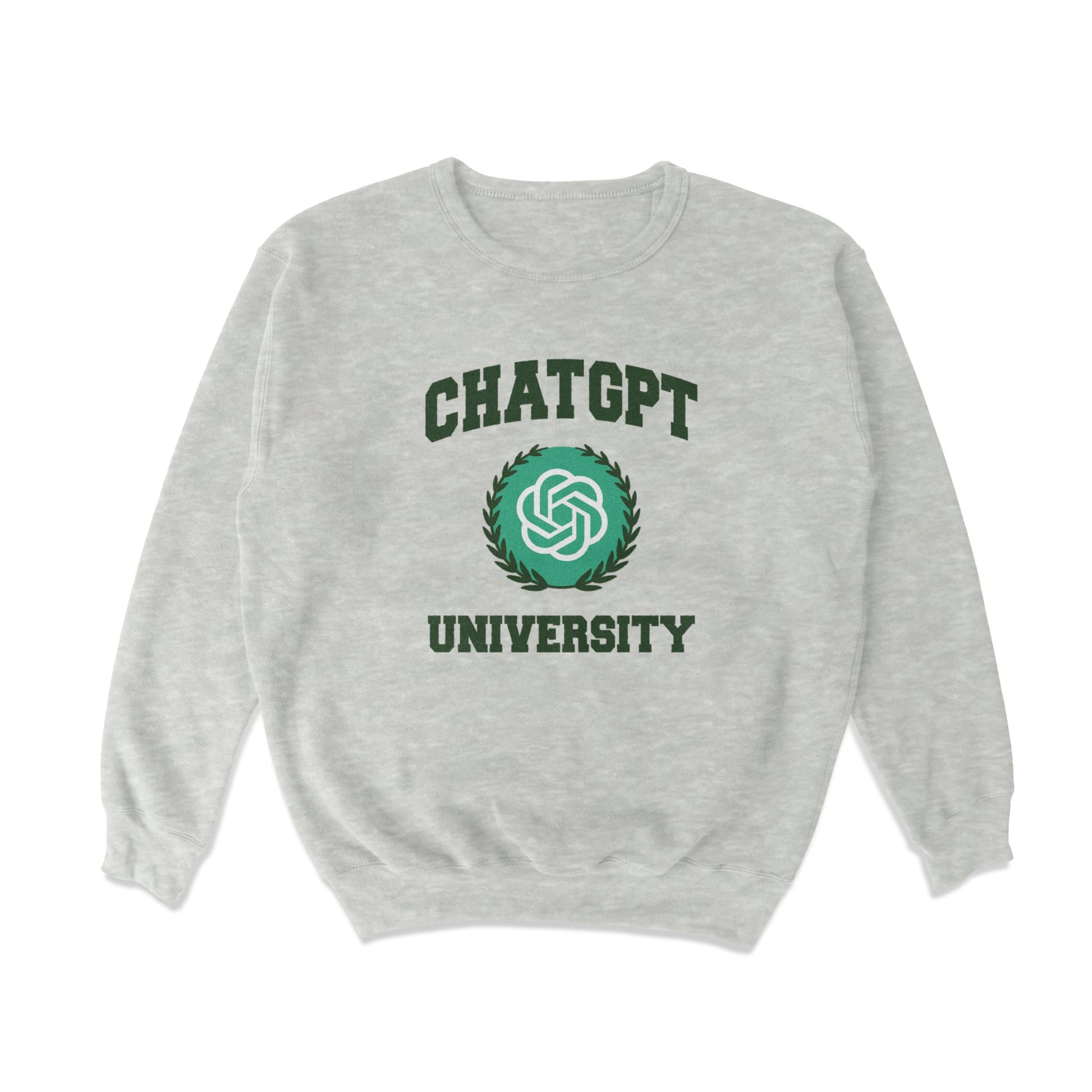 Chat GPT University Crewneck Sweatshirt - Shitheadsteve