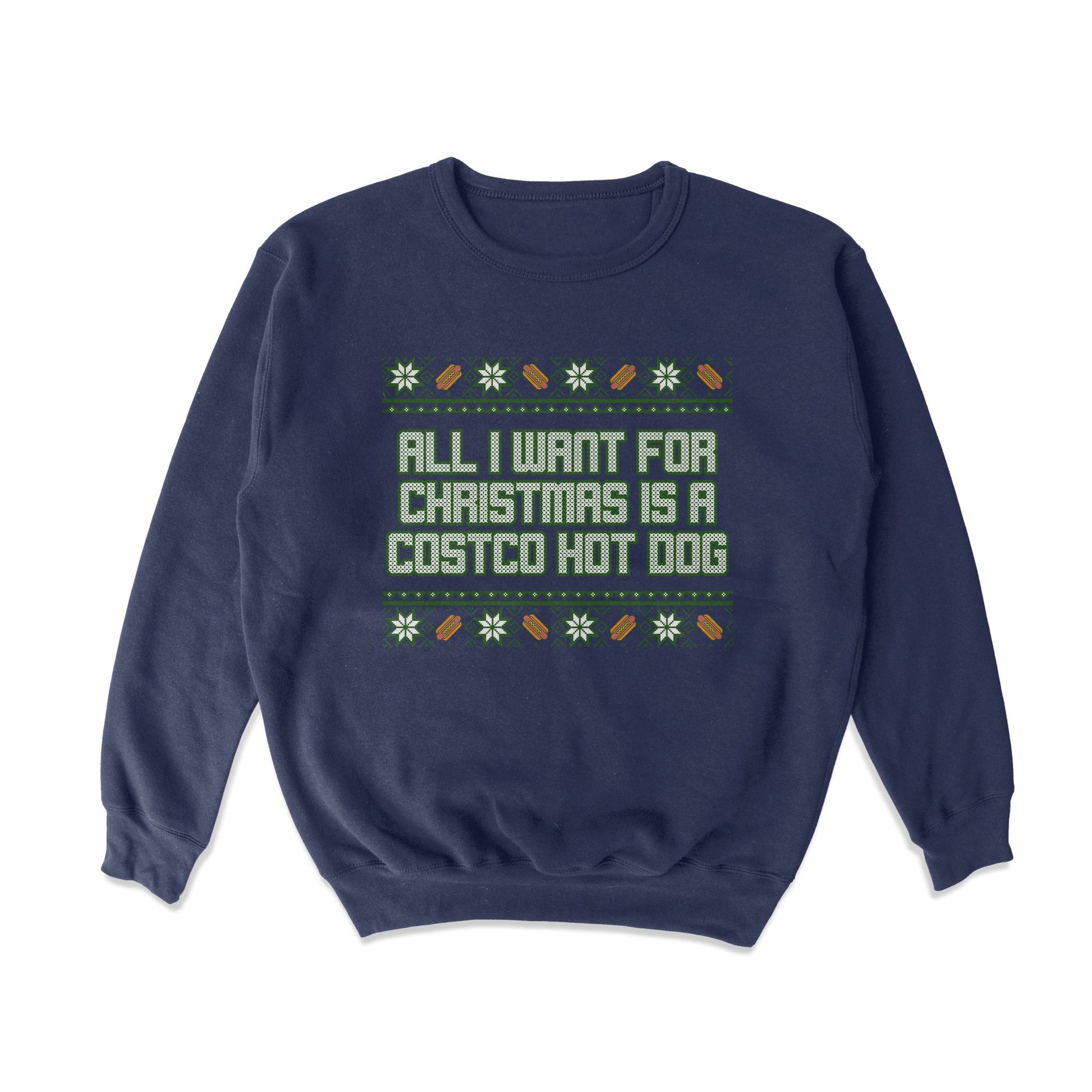 Christmas Hot Dog Tacky Sweater - Shitheadsteve