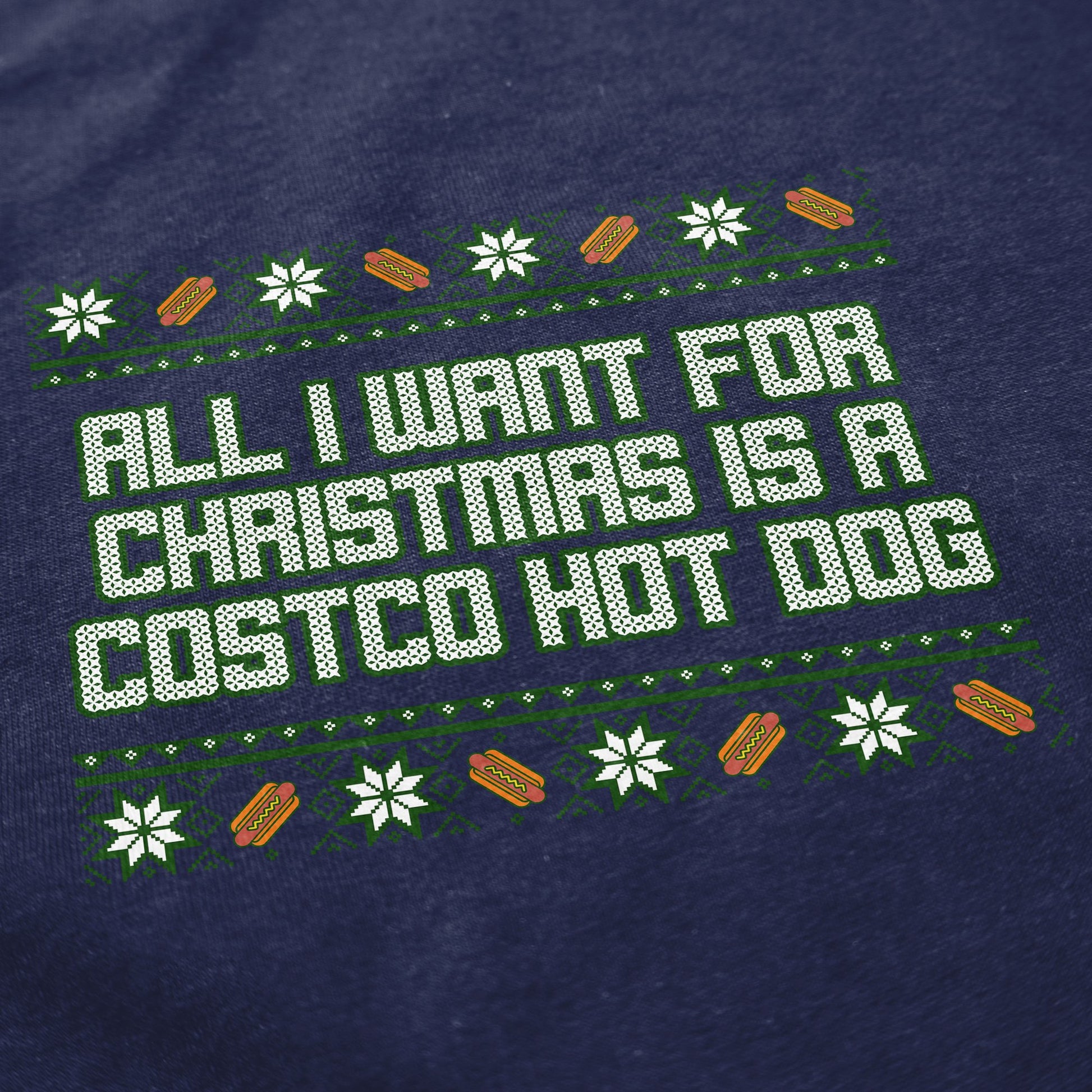 Christmas Hot Dog Tacky Sweater - Shitheadsteve