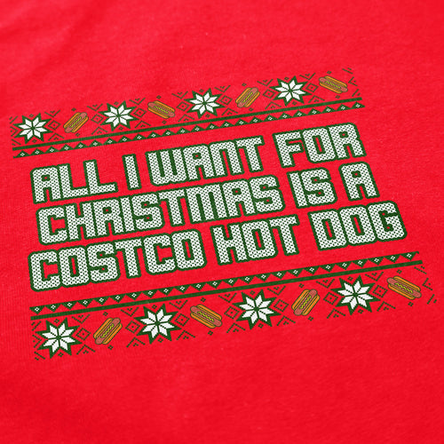 Christmas Hot Dog Tacky Sweater - Shitheadsteve