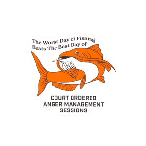 Court Ordered Anger Management Sticker - Shitheadsteve
