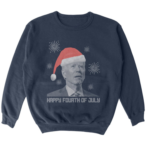 Fourth of July Christmas Sweater - Shitheadsteve