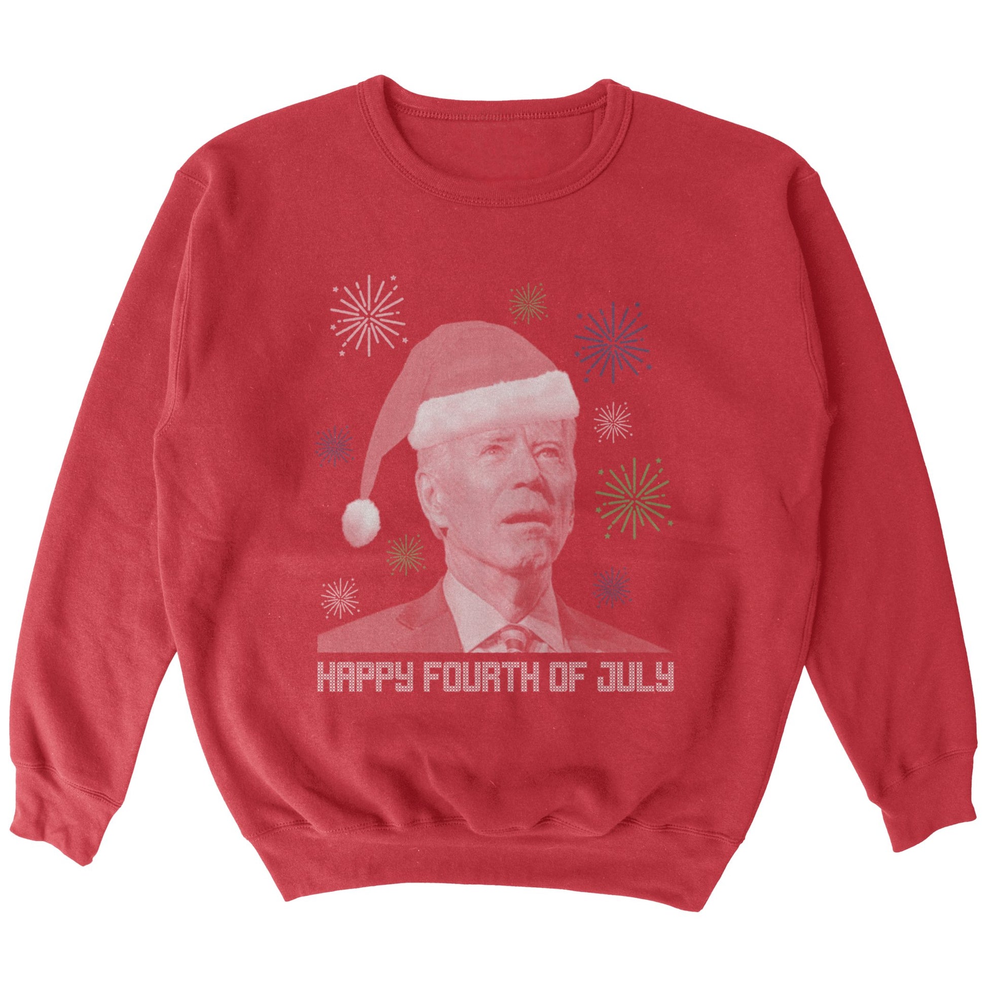 Fourth of July Christmas Sweater - Shitheadsteve