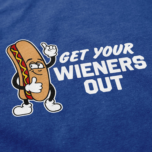 Get your wieners out T Shirt - Shitheadsteve