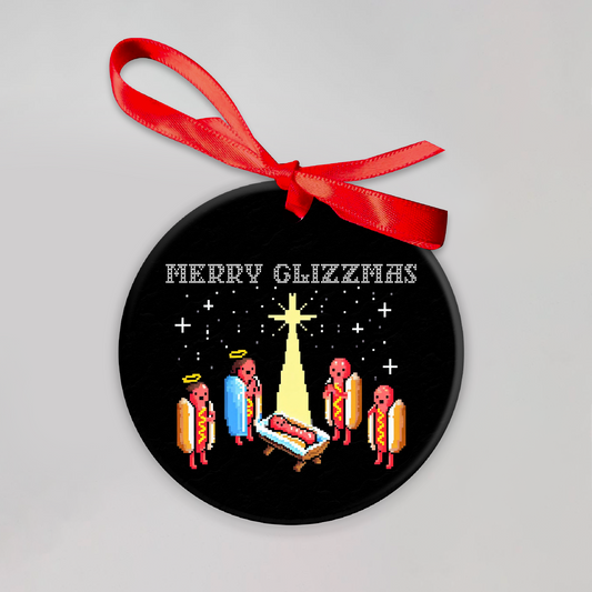 Merry Glizzmas Ornament