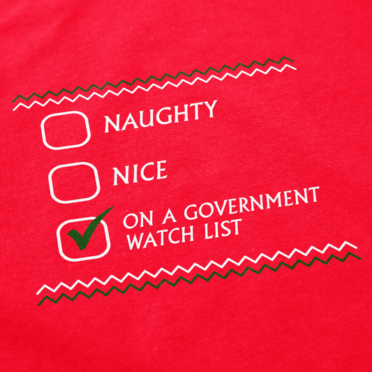 On a Government Watch List Tacky Sweater