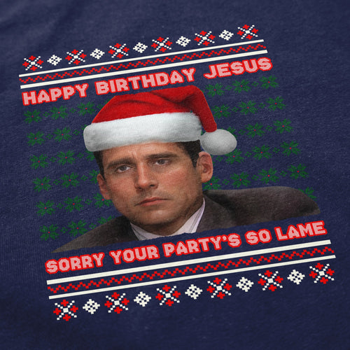 Happy Birthday Jesus Crewneck Sweatshirt - Shitheadsteve