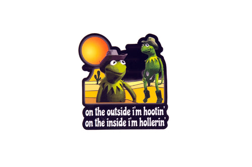 Hootin & Hollerin Sticker - Shitheadsteve