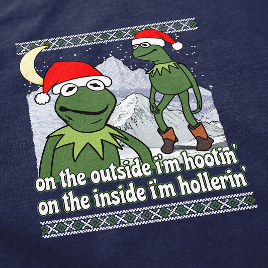Hootin' & Hollerin' at Christmas Tacky Sweater