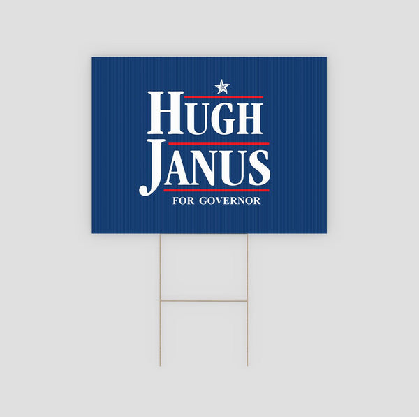 Hugh Janus Yard Sign - Shitheadsteve