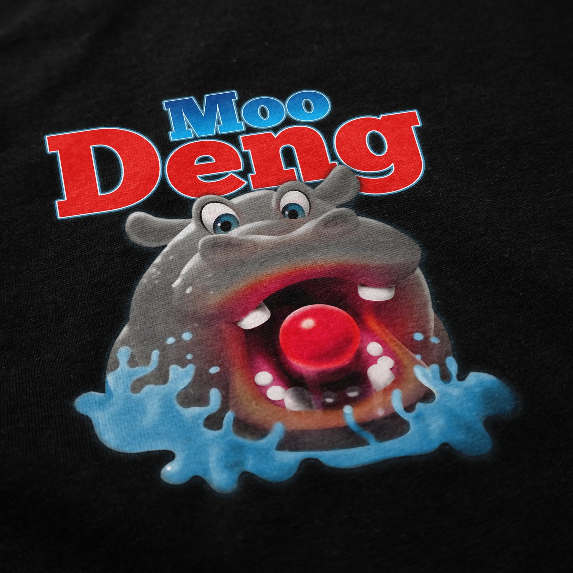 Hungry Moo Deng Crewneck Sweatshirt - Shitheadsteve