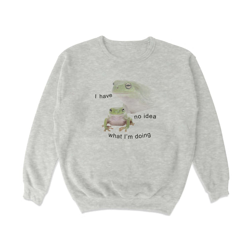 I Have No Idea Crewneck Sweatshirt - Shitheadsteve