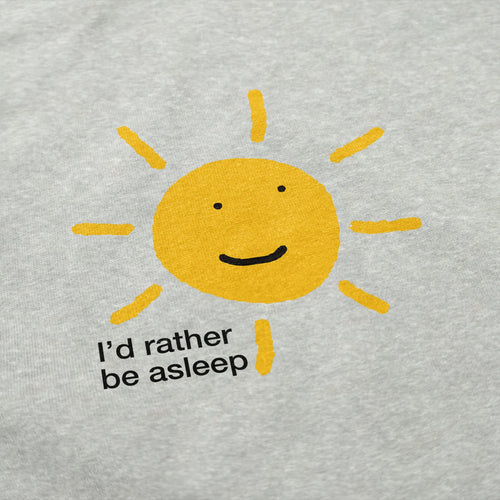 I'd Rather Be Asleep Crewneck Sweatshirt - Shitheadsteve