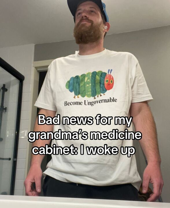 Become Ungovernable Caterpillar T Shirt
