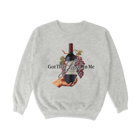 Classy Wine in Me Crewneck Sweatshirt
