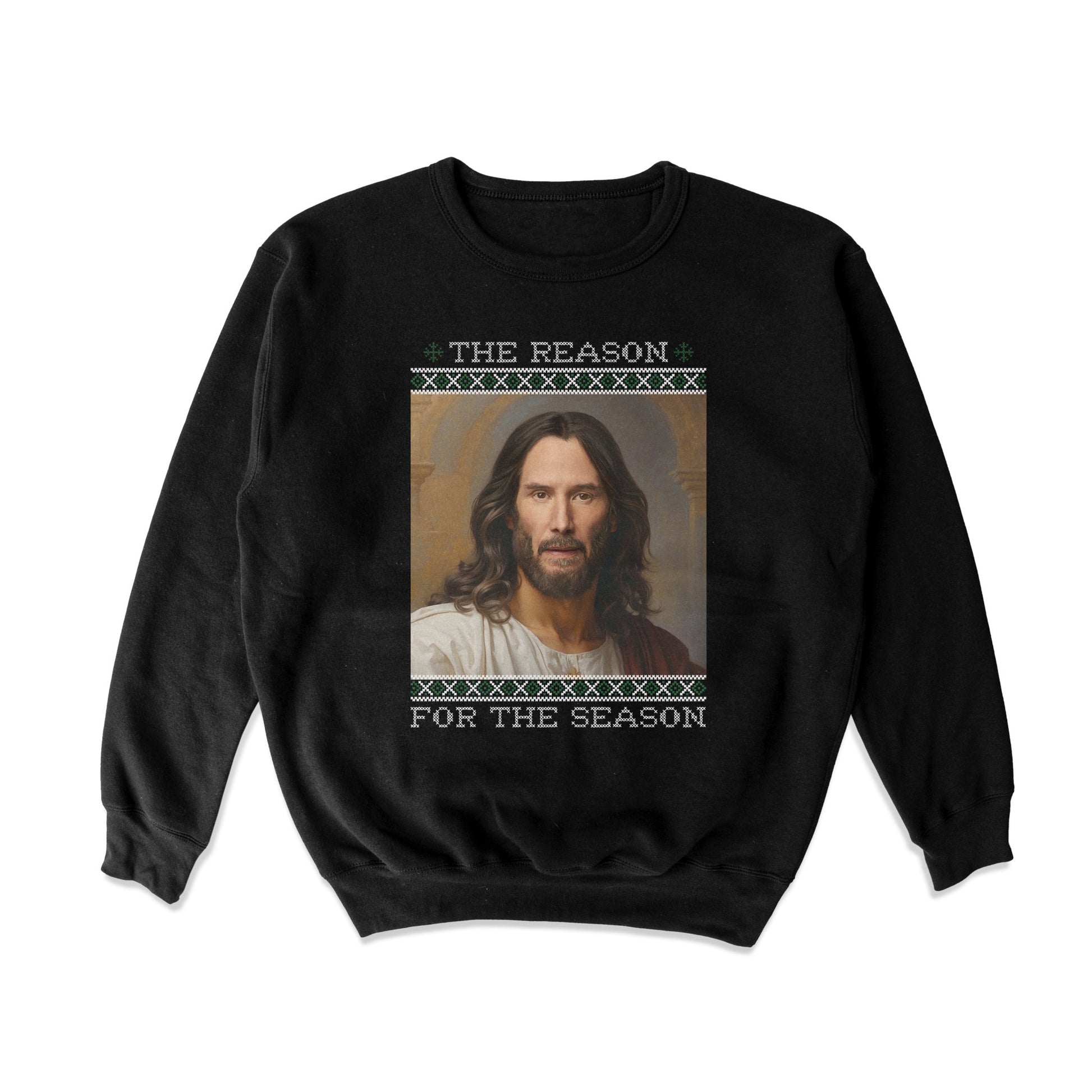 Keanu Christmas Tacky Sweater - Shitheadsteve