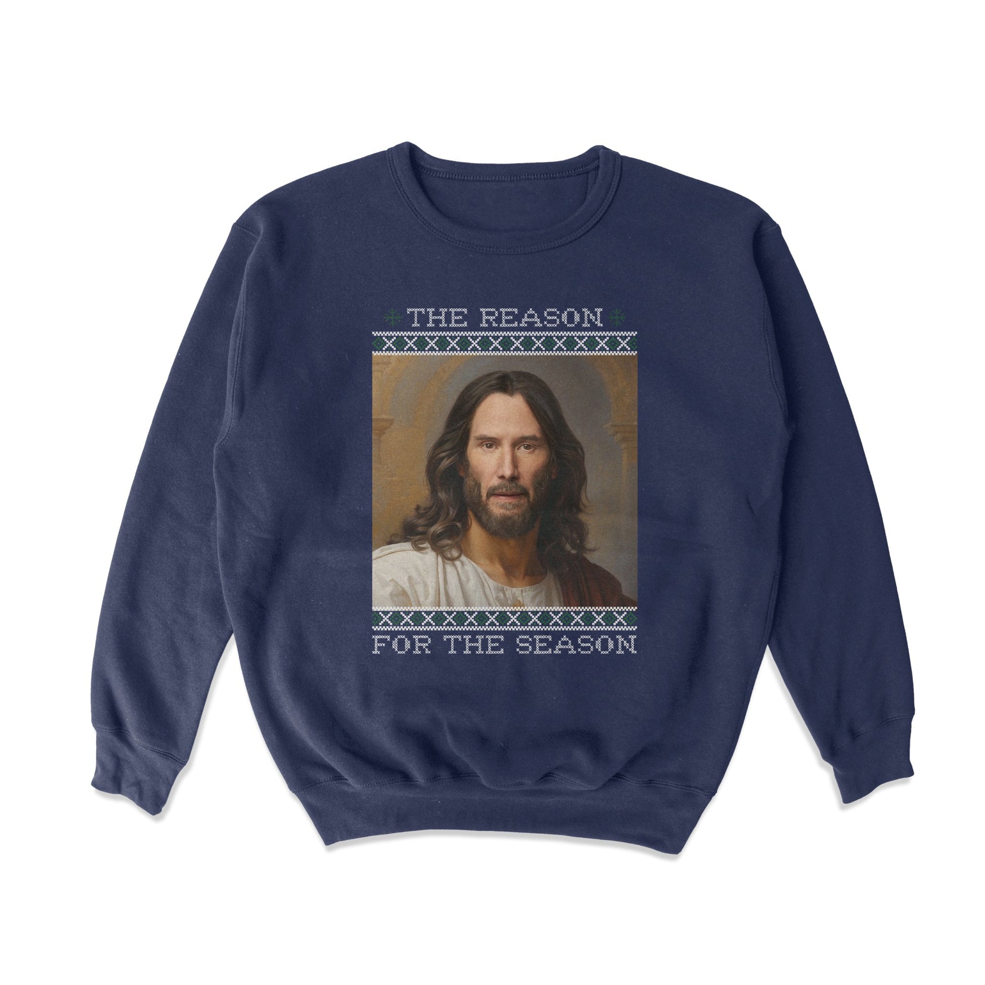 Keanu Christmas Tacky Sweater - Shitheadsteve