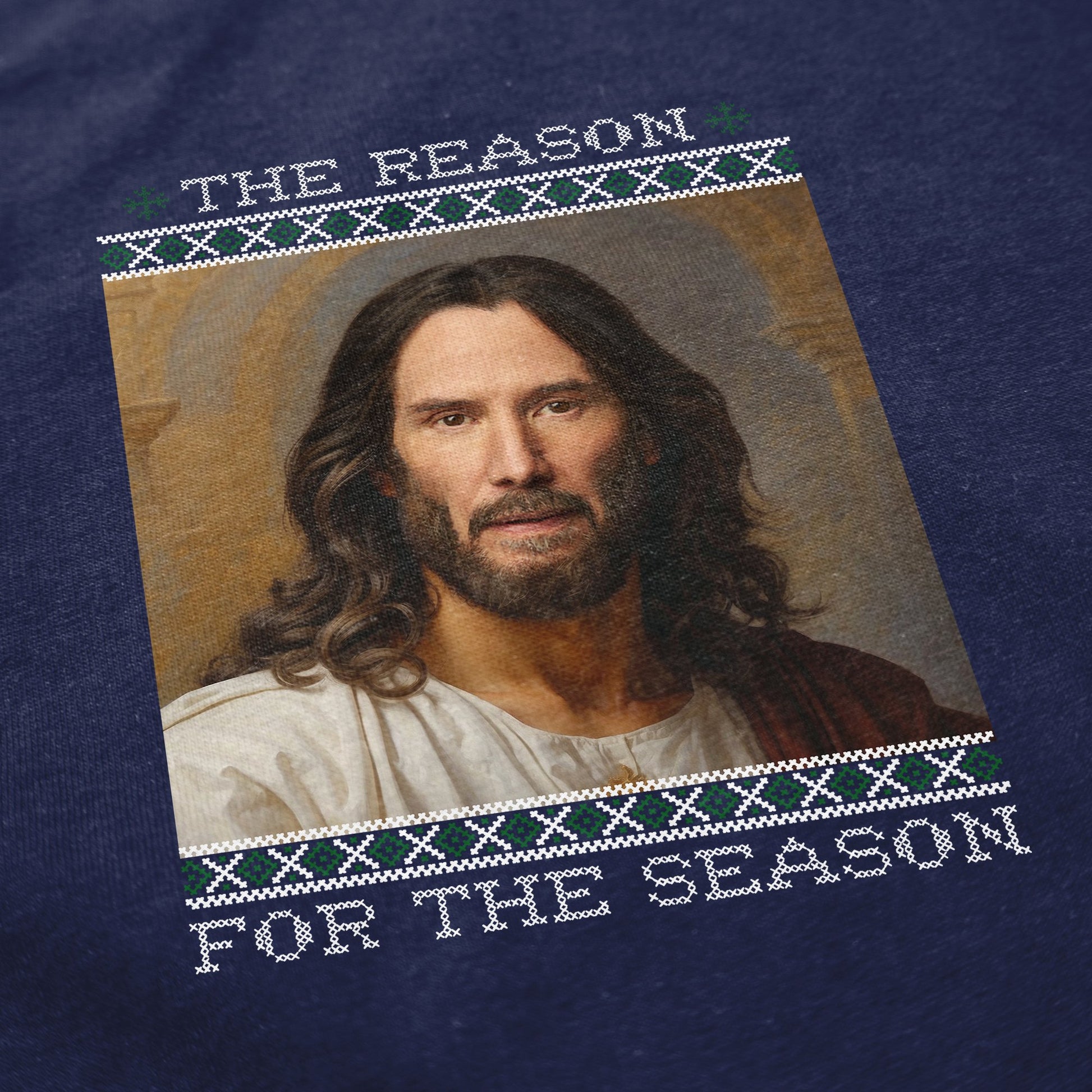 Keanu Christmas Tacky Sweater - Shitheadsteve