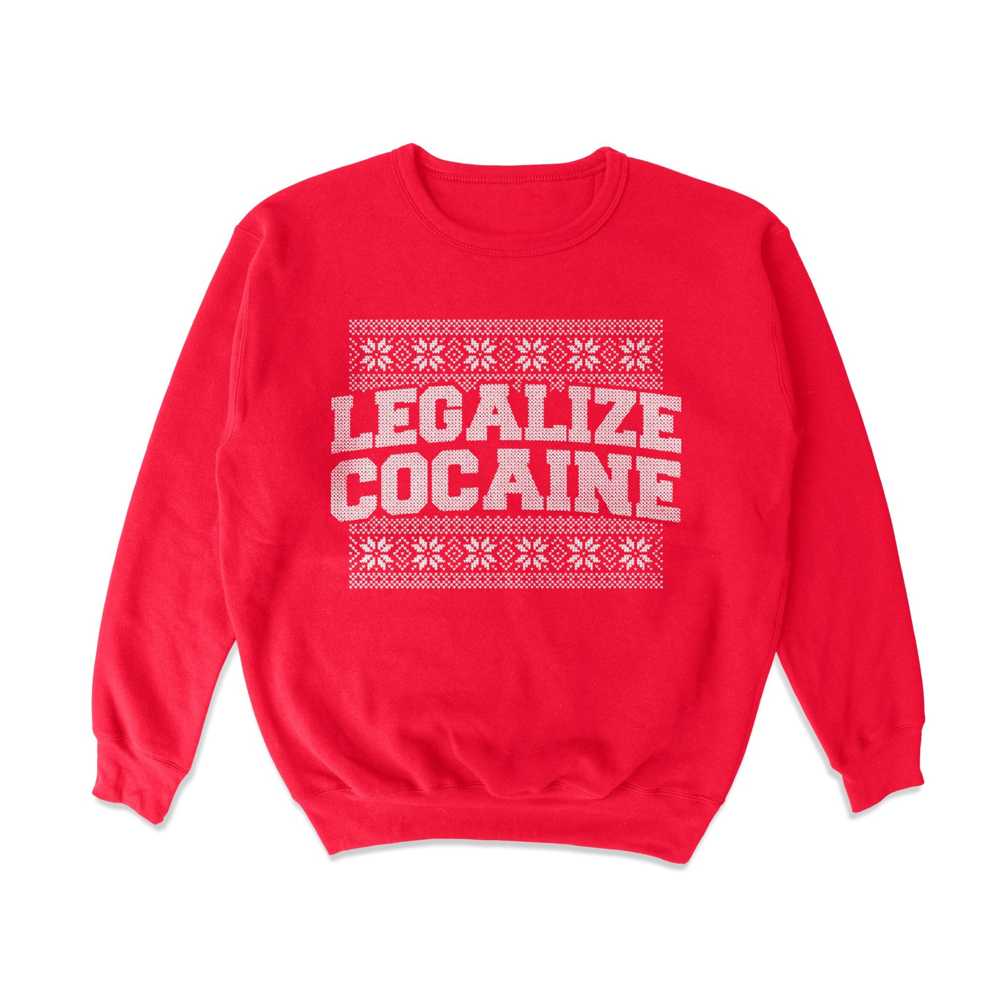 Legalize Snow Tacky Sweater - Shitheadsteve