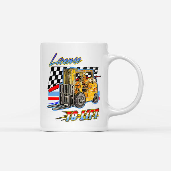License To Lift Mug - Shitheadsteve
