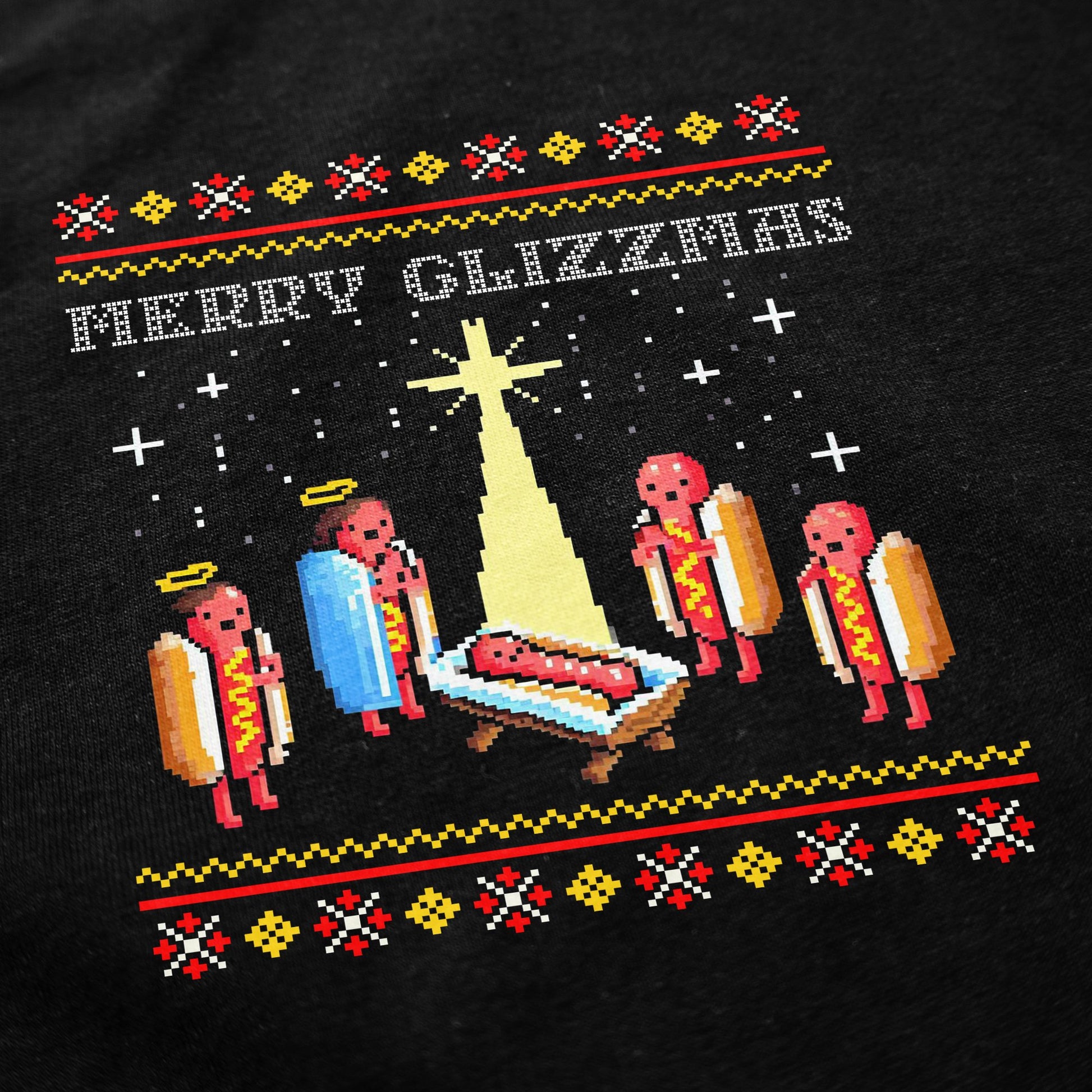 Merry Glizzmas Tacky Sweater - Shitheadsteve