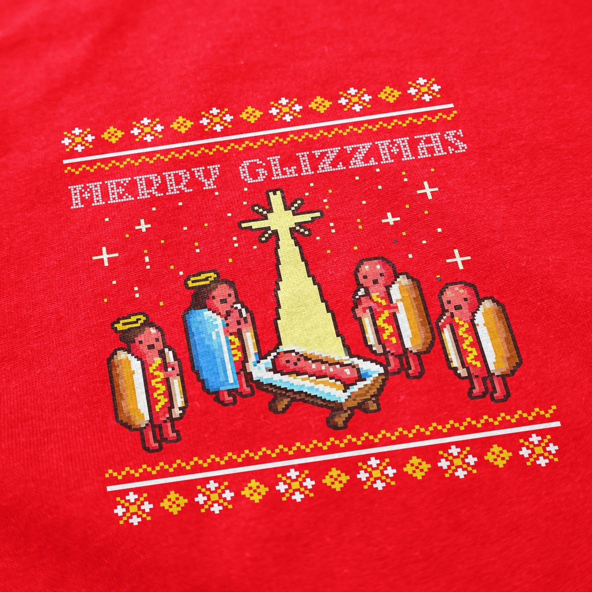 Merry Glizzmas Tacky Sweater - Shitheadsteve