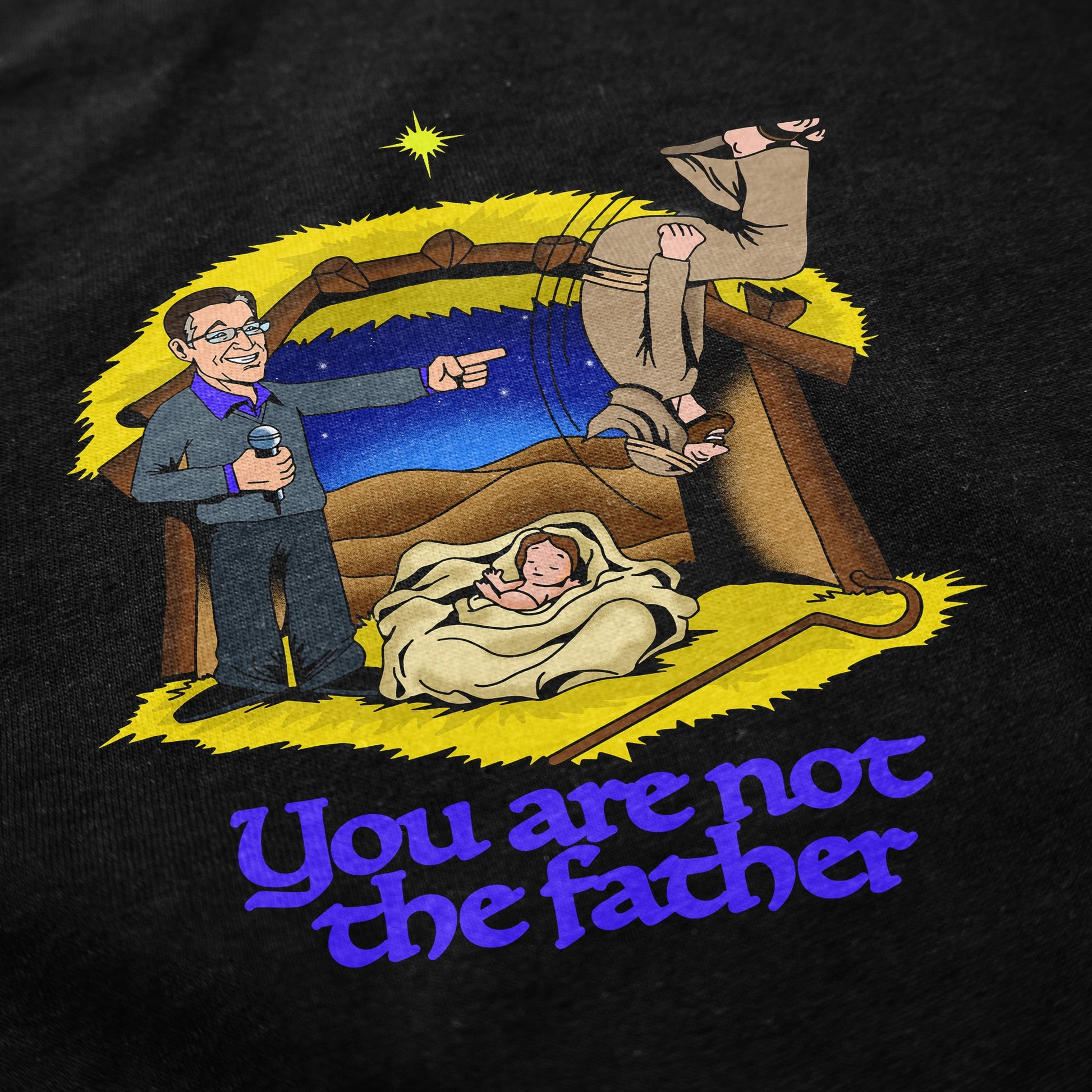 Not the Father Crewneck Sweatshirt - Shitheadsteve