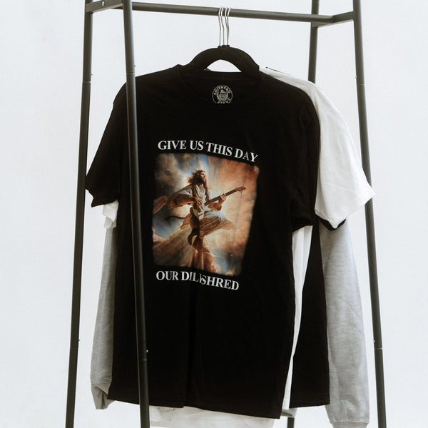 Our Daily Shred T Shirt - Shitheadsteve