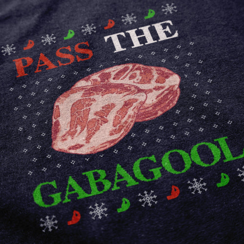 Pass The Gabagool Tacky Sweater - Shitheadsteve