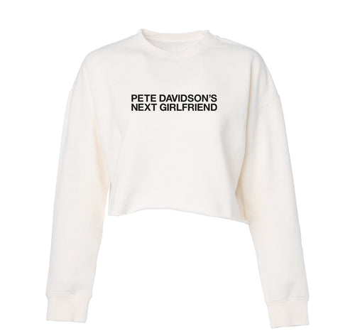 Pete Davidson's GF Cropped Crewneck Sweatshirt - Shitheadsteve