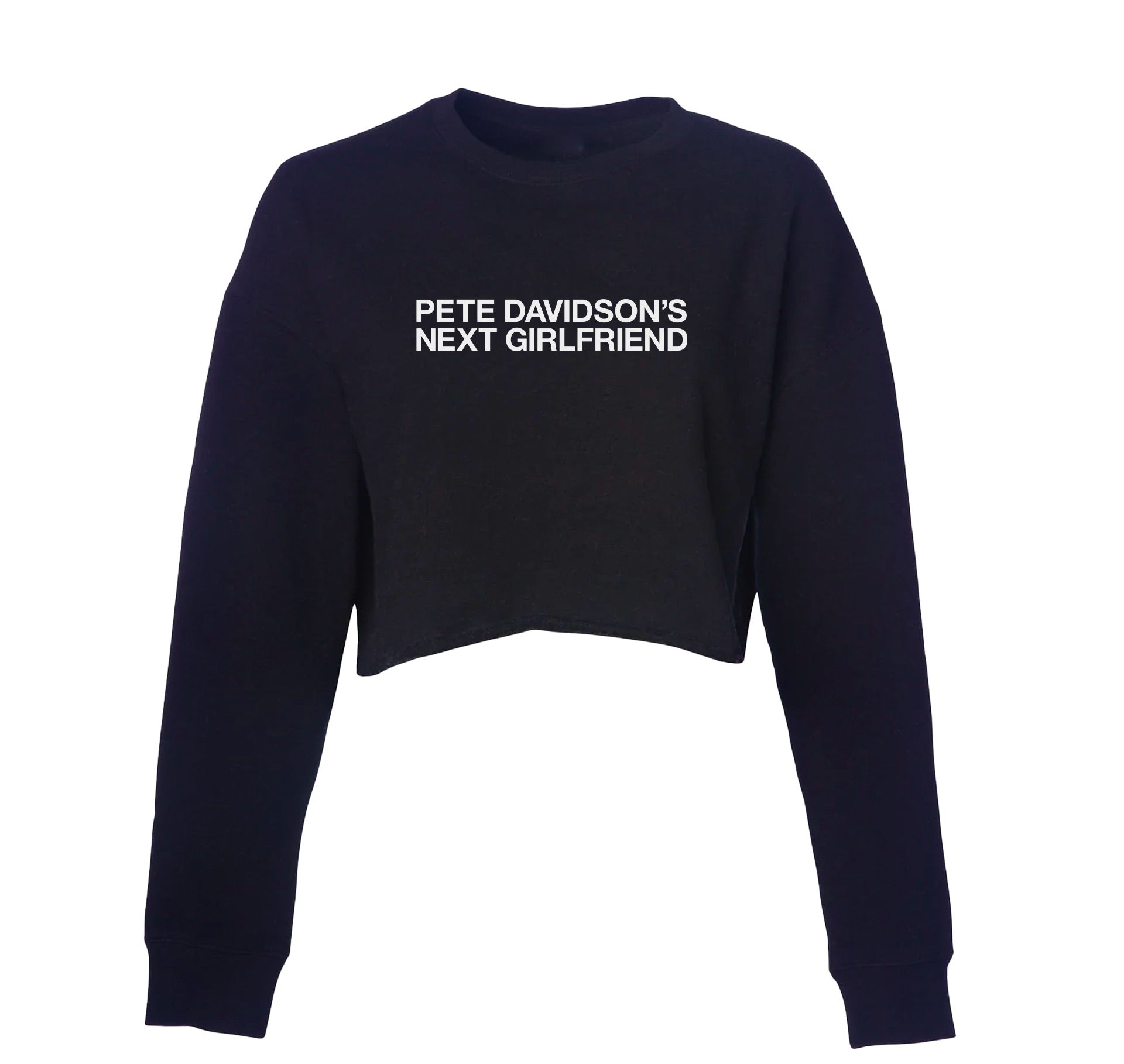 Pete Davidson's GF Cropped Crewneck Sweatshirt - Shitheadsteve