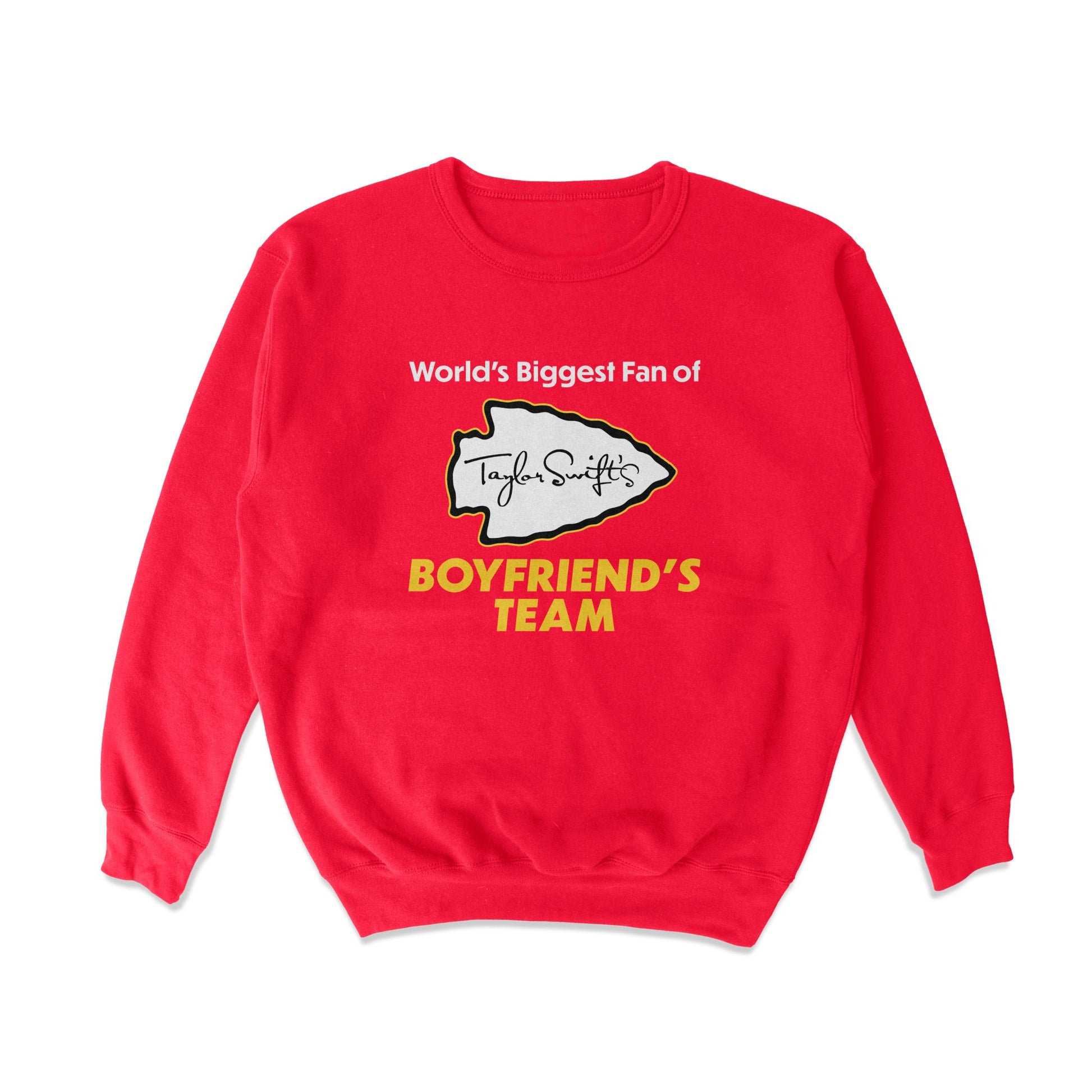 Taylor's BF's Team Crewneck Sweatshirt - Shitheadsteve