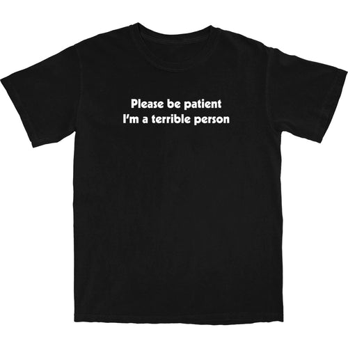 Terrible Person T Shirt - Shitheadsteve