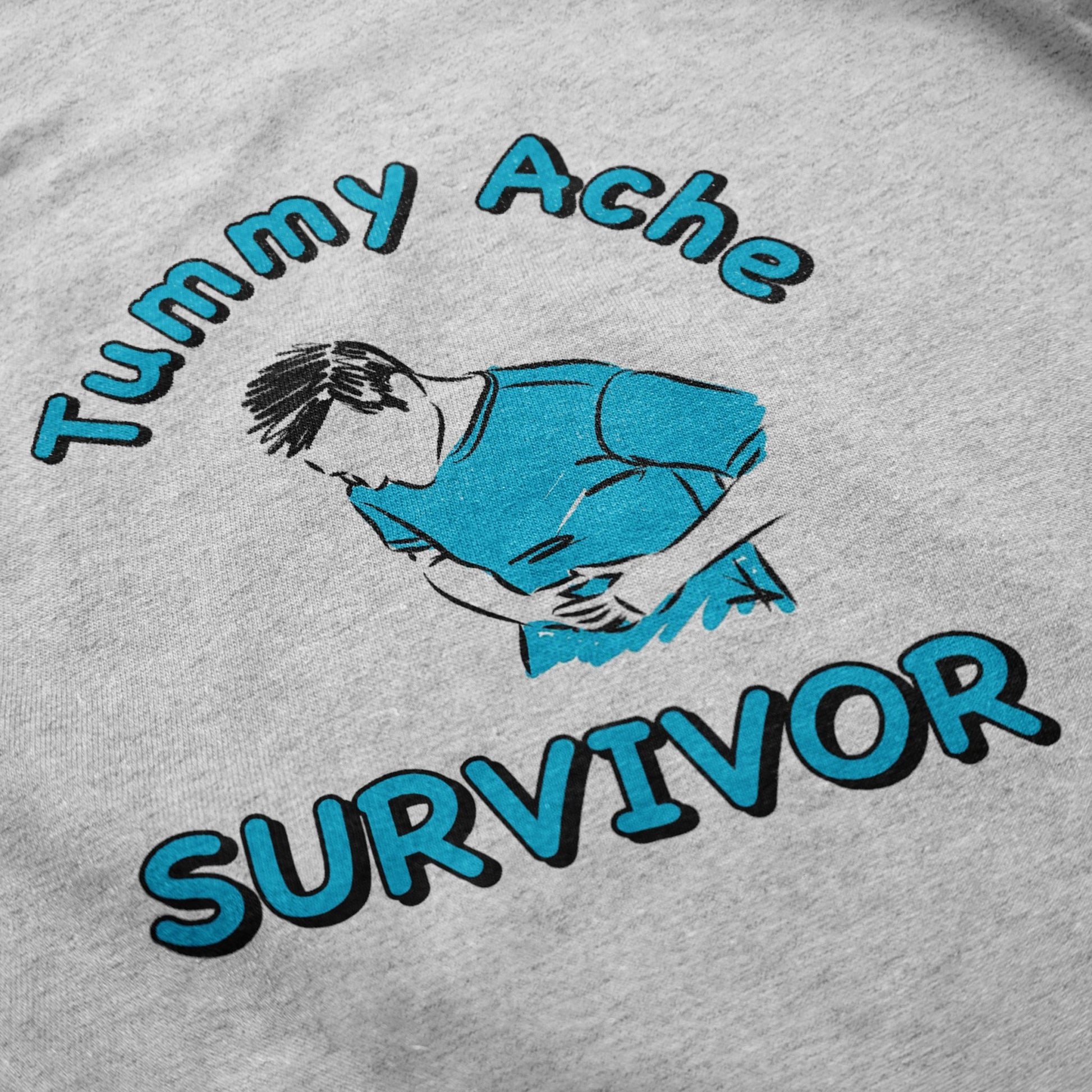 Tummy Ache Survivor Crewneck Sweatshirt - Shitheadsteve